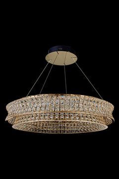 Подвесная люстра LED 80W 3200К LE3008/800 GD золото Aurelie Leon