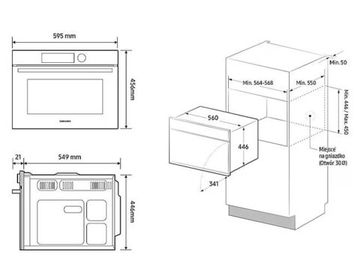 Вбудована духова шафа Samsung NQ5B6753CAN/WT