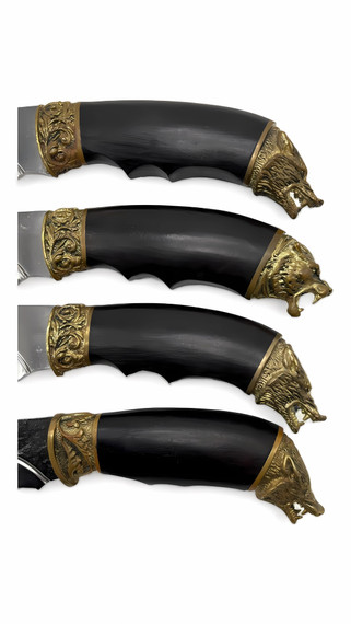 Ножи кованые Кизляр ассорти Х12МФ/95Х18