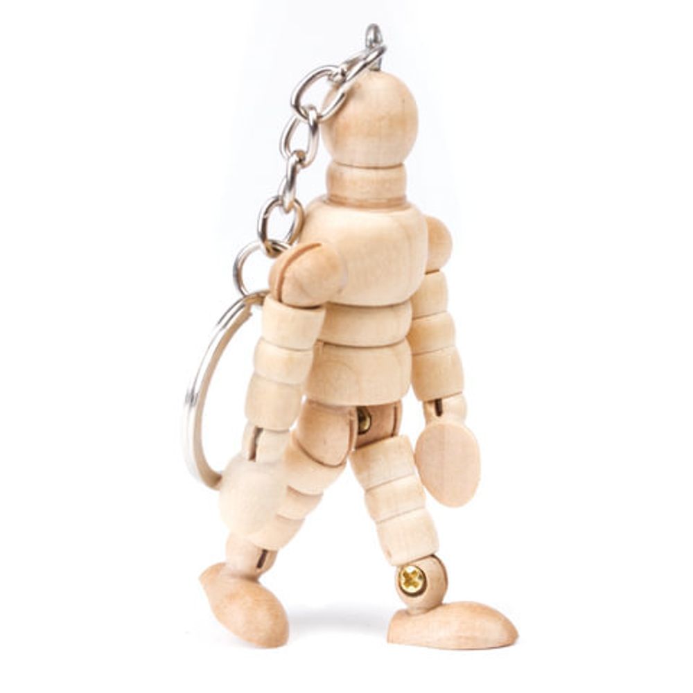 Брелок для ключей "Манекен человека" BRAUBERG ART CLASSIC, дерево, высота 7 см., 191295