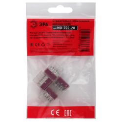 Клемма ЭРА серия 106 6 отверстий 1.0-2.5мм2 упаковка 4 шт.