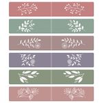 Закладки для книг МАГНИТНЫЕ, "АССОРТИ 5 ДИЗАЙНОВ ABSTRACTION", 6 штук, 60x20 мм, FUNSTER (ФАНСТЕР), 116653