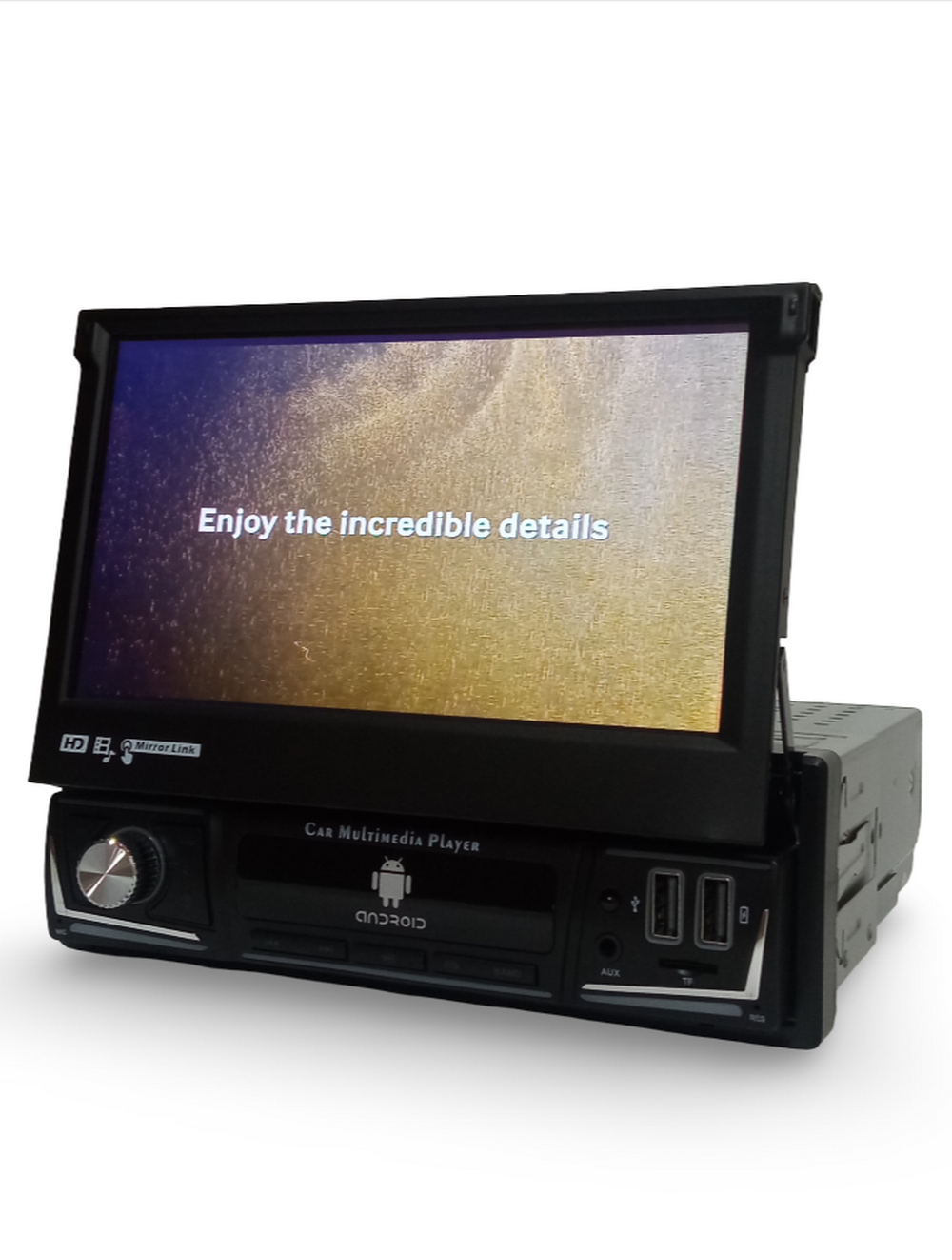 Автомагнитола с выдвижным экраном 7"Android 2+64GB Ruych N7