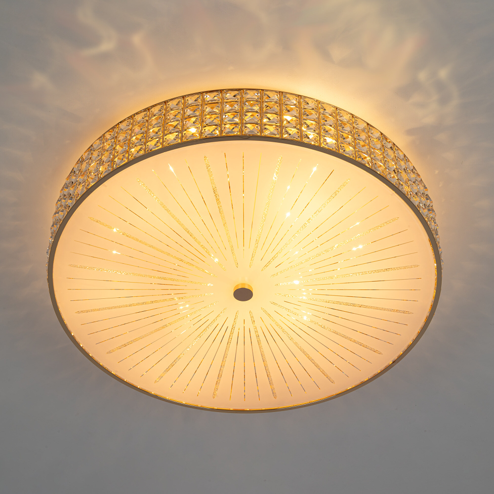 Citilux Портал CL324102 Люстра хрустальная Золото