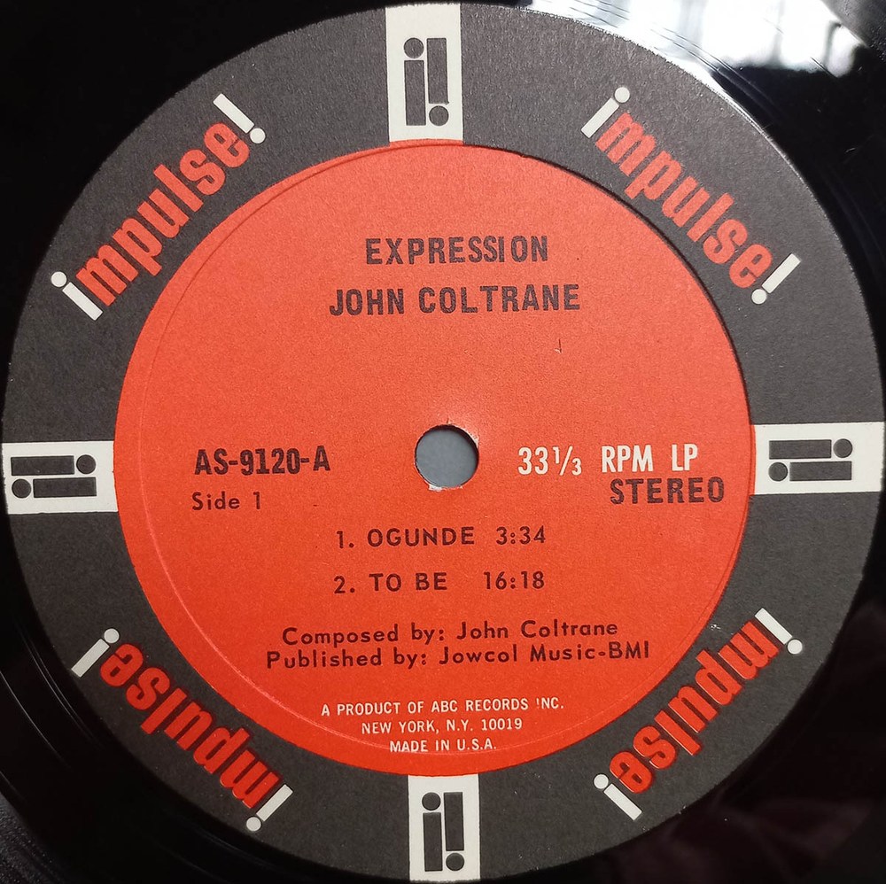 John Coltrane / Expression (LP)