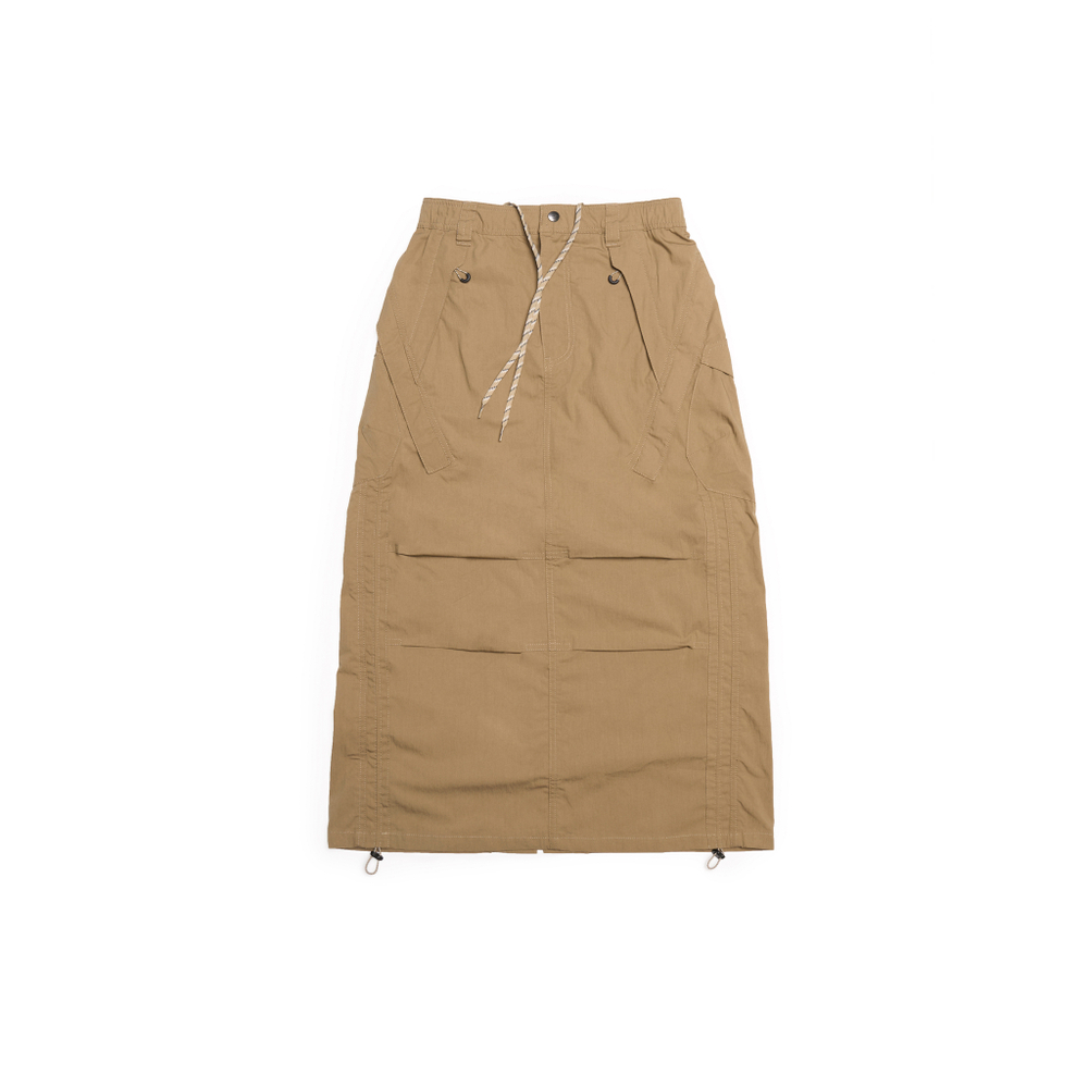 Юбка Nothomme Blue Side-Drawstring Workwear Fishtail Skirt "Khaki"