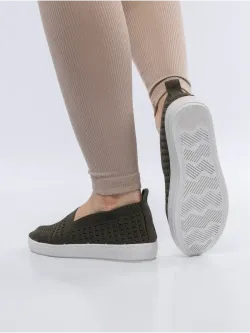 Мокасины летние текстильные