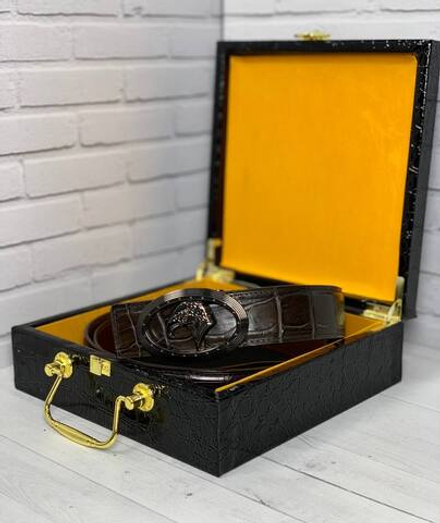 Ремень Stefano Ricci из кожи крокодила