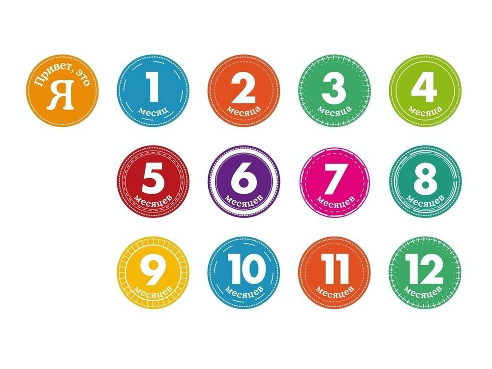 Набор стикеров унисекс "Цветная история" (Stick'n Click )