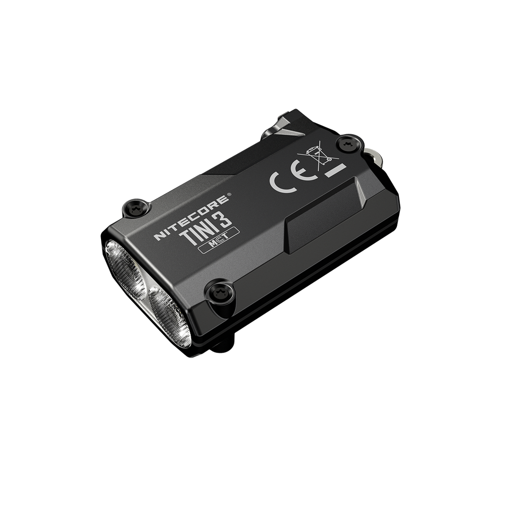 Фонарь-брелок светодиодный наключный Nitecor TINI3 GREY, 600 Люмен, 90 м, USB-C