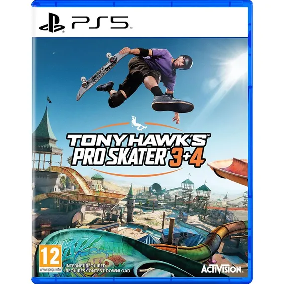 PS5 Tony Hawk's Pro Skater 3+4 (Б/У, Английская версия, PPSA-18010)