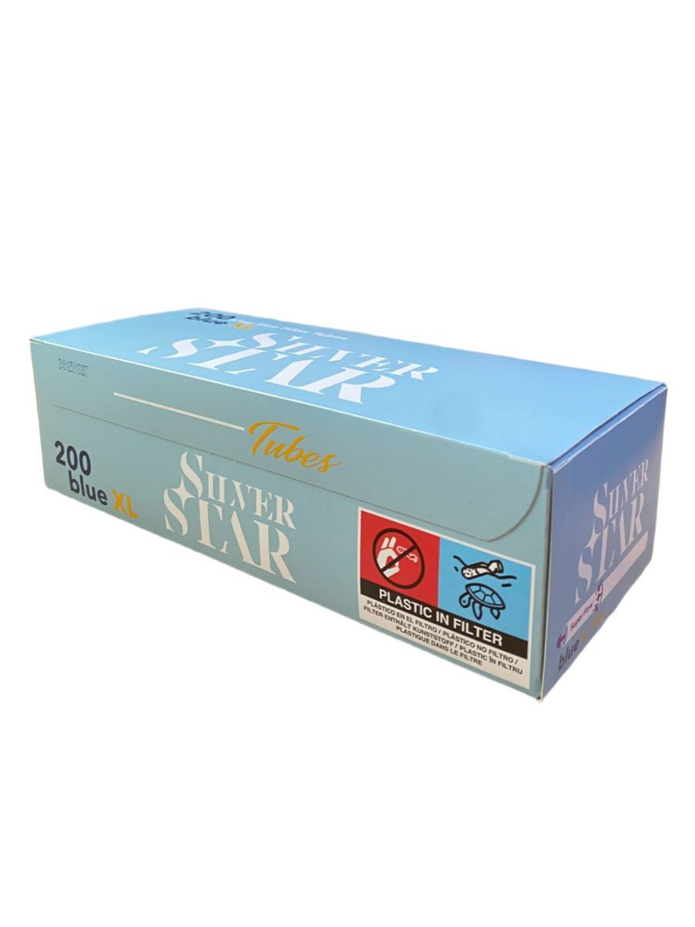 Гильзы для сигарет "Silver Star" KS Blue Super Flow XL 8.1/24мм 200шт
