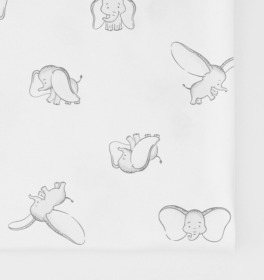 Простынь для кроватки Classic (ушастые слоники, трикотаж)