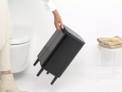 Brabantia - Контейнер для мусора Bo Touch Hi 12л матовый черный / артикул   227226  / GTIN 8710755227226