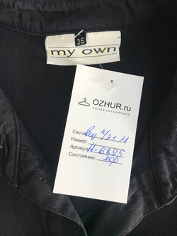 Блузка My Own стильная, маркировка 36, визуально на 42 размер