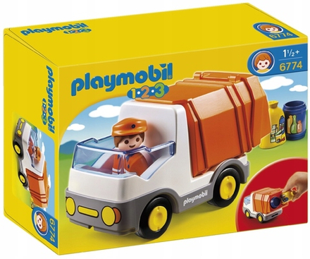 Конструктор Playmobil 1.2.3  6774 Мусоровоз