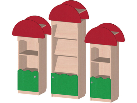 Комплект стеллажей Грибы