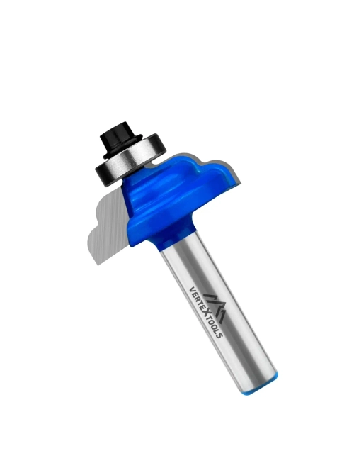 ФРЕЗА КРОМОЧНАЯ КАЛЕВОЧНАЯ С ПОДШ 12,7мм ХВОС -8мм, D-30мм, H-10мм, B-8,5мм, R-4мм, L-54,3мм