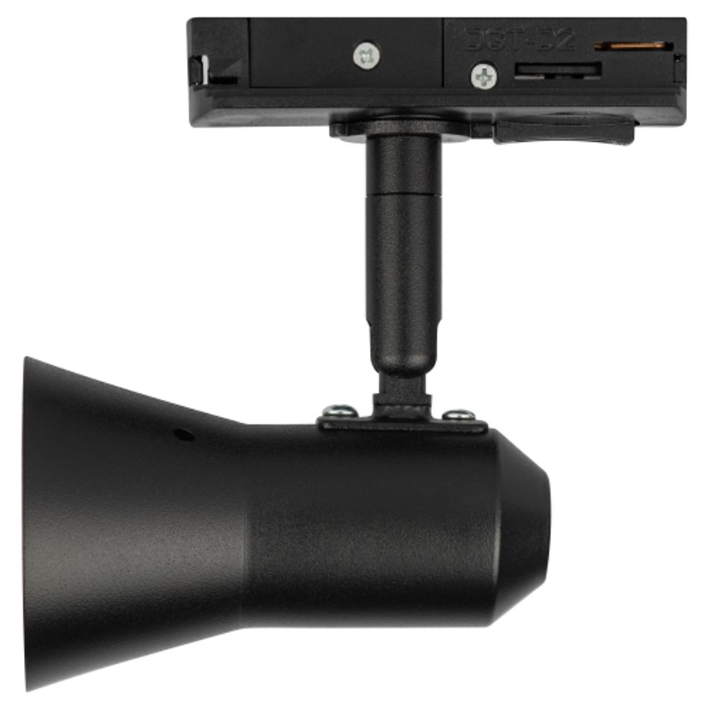 Трековый светильник однофазный ЭРА Taper TR37-GU10 BK под лампу GU10 черный