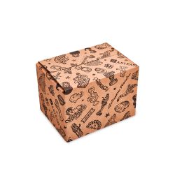 GAEM Art ГКП-26 Коробка 4-х клапанная гофрокартон 100х80х80