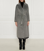 Хлопковое пальто Weekend MaxMara - серый(250161026)