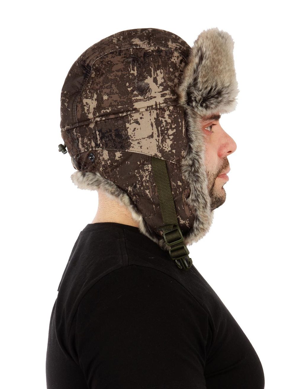 Шапка-ушанка (алова, зеленая кора)