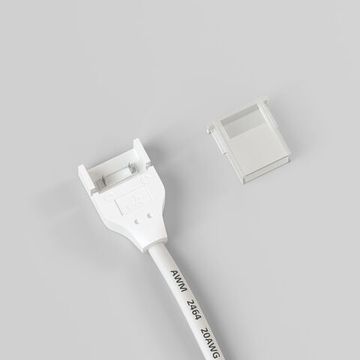 Коннектор для лент COB 24V 480Led 14W IP68 гибкий односторонний 95133/00 белый Elektrostandard