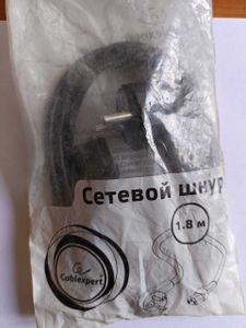 Сетевой шнур питания 1,8 м. Cablexpert
