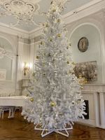 Большая белая елка «Рублевская» (белая пвх) 3,5 м
