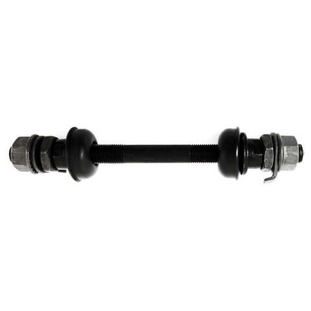 Ось с подшипниками для втулок  SF A03F 28H; O.L.D. 100MM; AXLE S45C 3/8"; под гайки