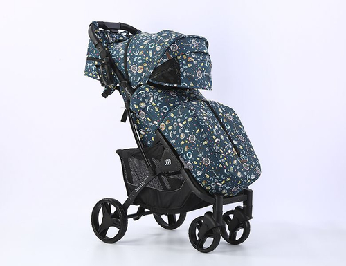 Прогулочная коляска Babalo Future 2023 (океан, черная рама)