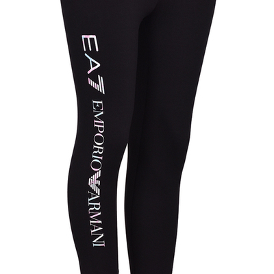 Штаны для девочки теннисные EA7 Jersey Leggings G - black