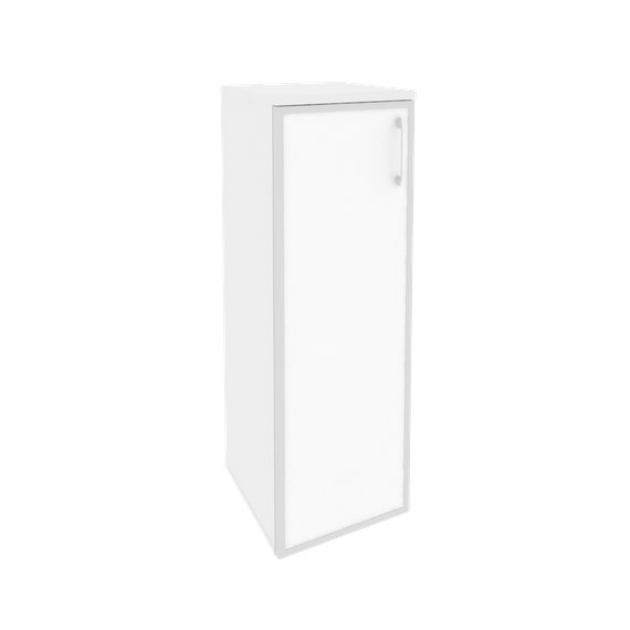 Оникс Шкаф средний узкий левый O.SU-2.4 R (L) white  400*420*1207