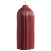 Свеча декоративная бордового цвета Edge 16,5 см