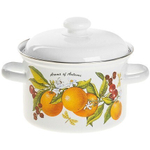 Кастрюля эмалированная 1,5л «Фруктовая фантазия» С-1608АП2/4