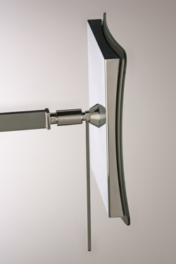 Вид сбоку.Зеркало косметическое Windisch 99677/1CR 5XD Испания