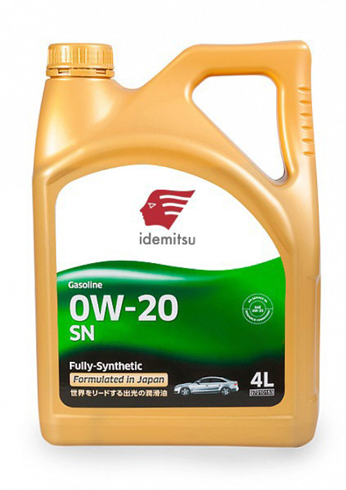 Моторное масло Idemitsu 0W-20, синтетическое, 4 л