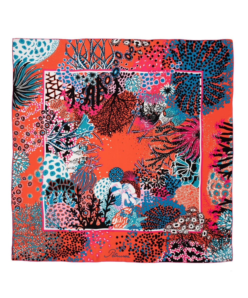 Платок 105x105 Petrusse Penelope Orange