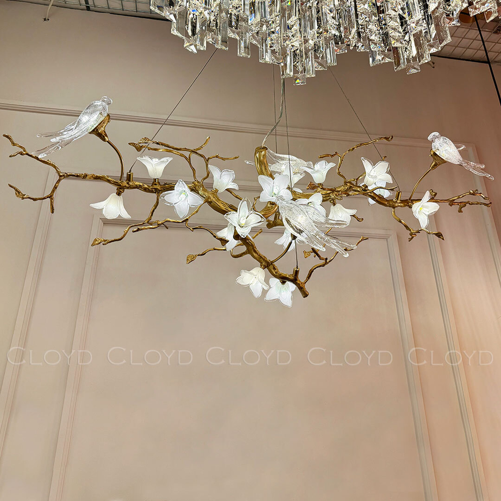 Люстра Cloyd SIRIN C22 / шир. 125 см - латунь (арт.11107)