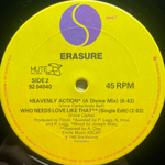Erasure ‎– Who Needs Love Like That (Канада 1985г.) 12", 45 RPM