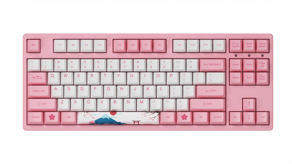 Игровая механическая клавиатура AKKO 3087 World Tour Tokyo R1 (Rus) Pink V2