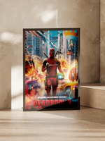 Постер плакат Главный Герой Deadpool Дэдпул