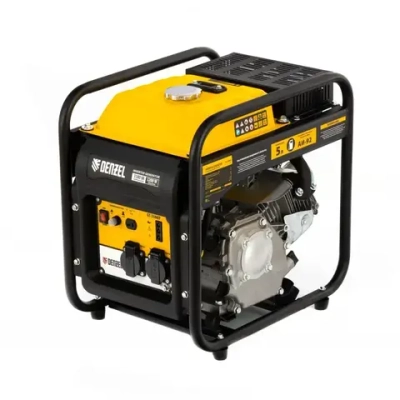 Генератор инверторный 3.5 кВт, 230 В, бак 5 л, открытый корпус, ручной старт Denzel Denzel