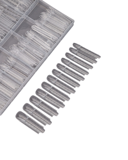 Верхние формы с бортиком для френча Pink House, 120 шт