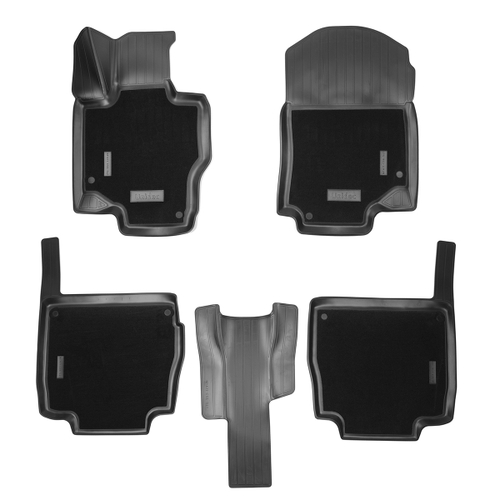 Ковры в салон Norplast/Unidec для Mercedes-Benz GLS II в кузове X167 (2019-), Черный, 5 штук, арт.NPA11-C56-541-CM