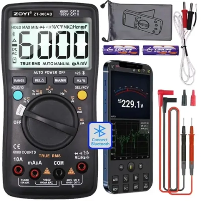 ZT-300AB ZOYI интеллектуальный мультиметр с функцией Bluetooth поиск проводки