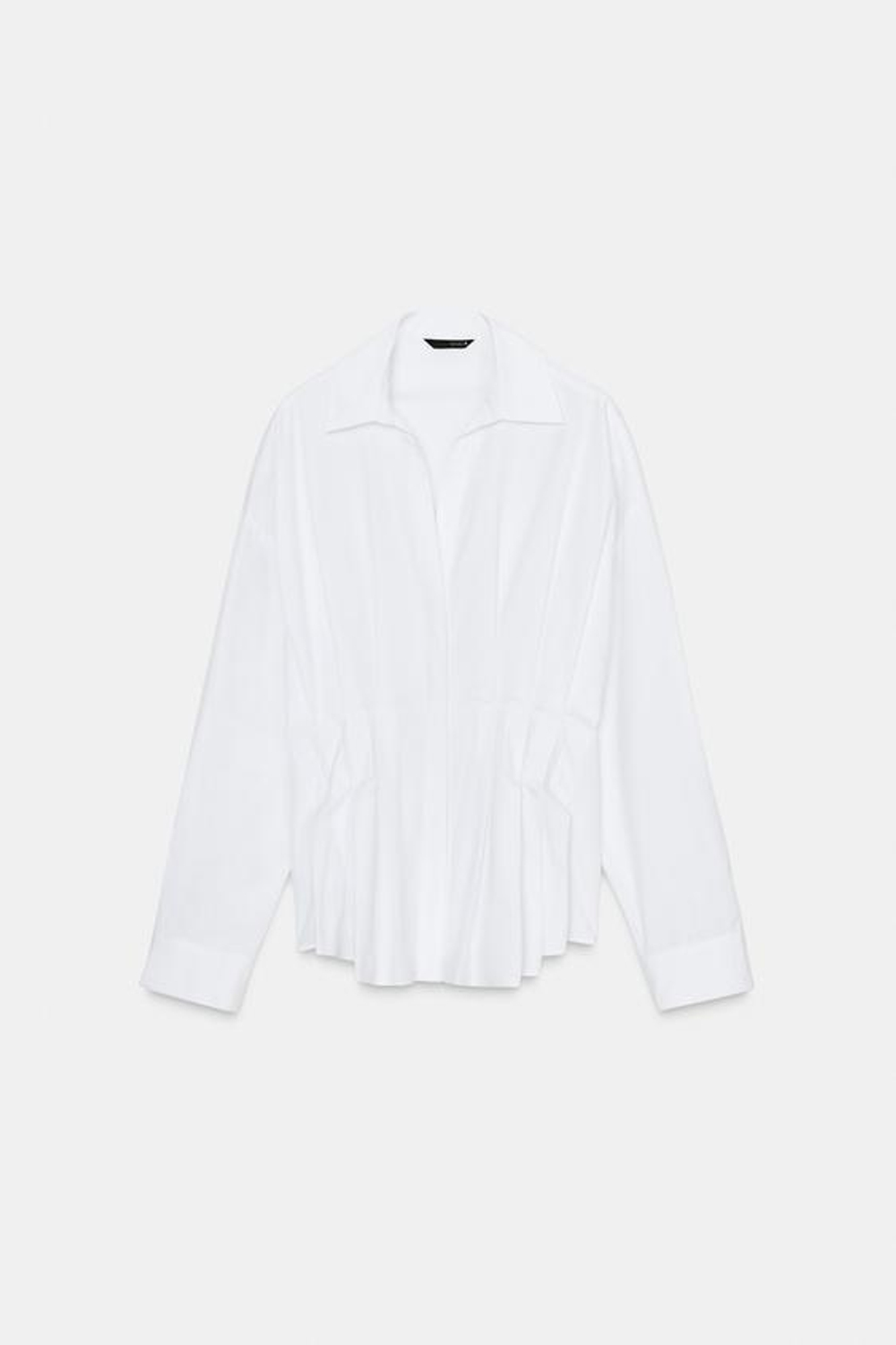 Хлопковая рубашка в полоску - ZARA