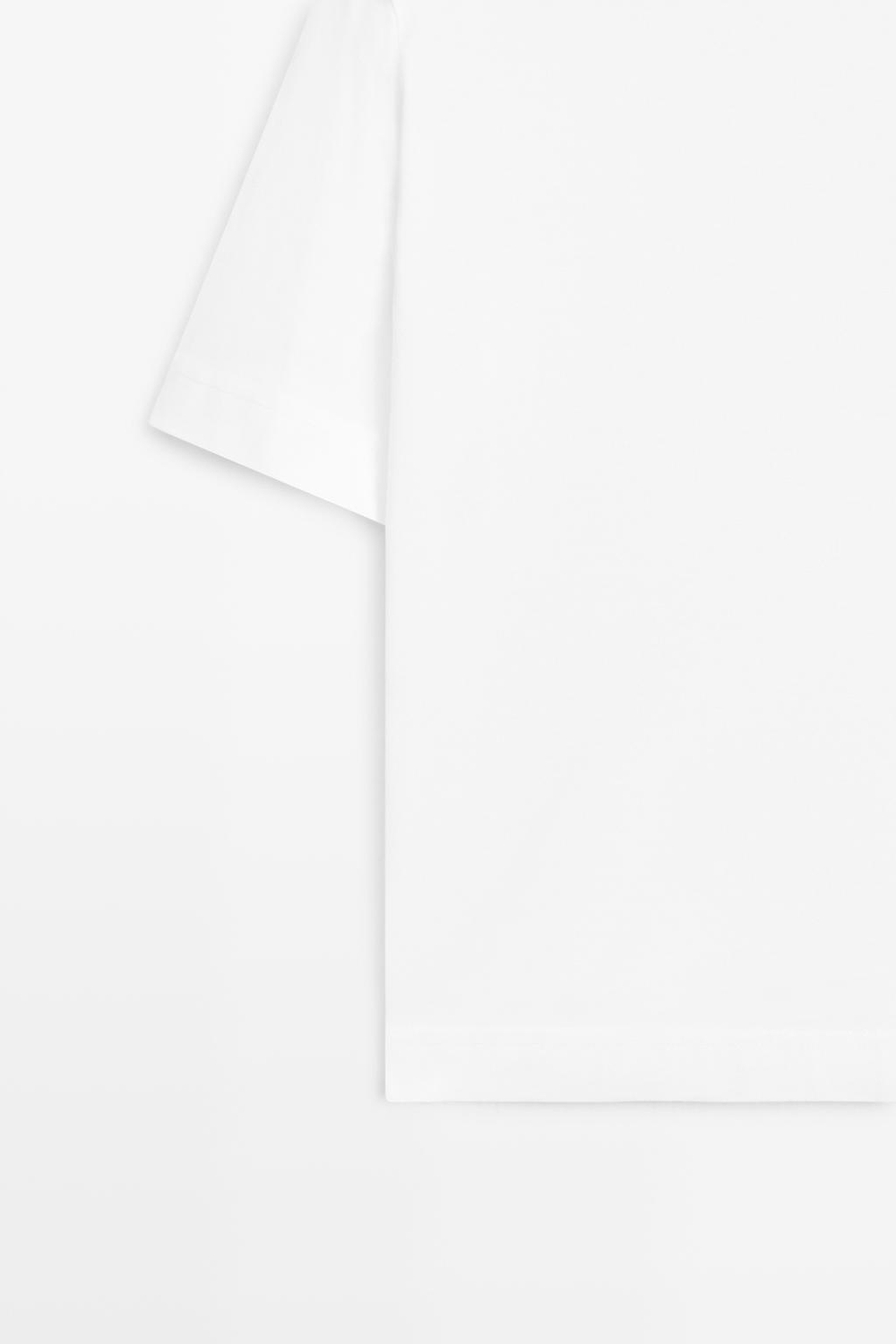 Massimo Dutti Футболка с коротким рукавом и карманом, экрю