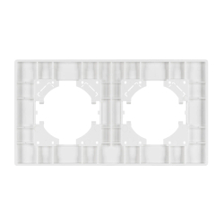 Рамка пластиковая FRM-PERIO-PL-2-WH (Arlight, -) 049750