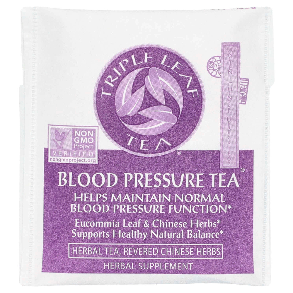 Triple Leaf Tea, травяной чай, артериальное давление, 20 чайных пакетиков, 30 г (1,06 унции)